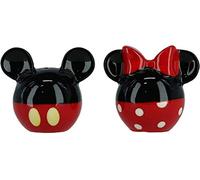 Disney Mickey y Minnie Mouse sal y pimienta de cerámica Set Un tamaño Multicolor