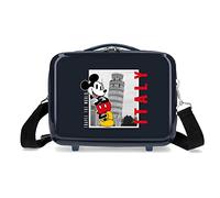 Disney Mickey y Minnie Travel the World Italy Neceser Adaptable Azul 29x21x15 cms Rígido ABS 9,14L 0,8 kgs
