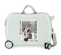 Disney Mickey y Minnie Travel the World New York Maleta Infantil Verde 50x39x20 cms Rígida ABS Cierre de combinación lateral 34L 1
