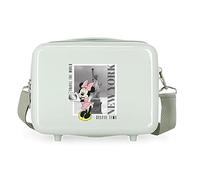 Disney Mickey y Minnie Travel the World New York Neceser Adaptable Verde 29x21x15 cms Rígido ABS 9,14L 0,8 kgs