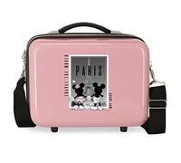 Disney Mickey y Minnie Travel The World Paris Neceser Adaptable Nude 29x21x15 cms Rígido ABS 9,14L 0,8 kgs