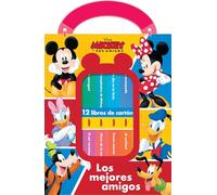 DISNEY: MICKEY Y SUS AMIGOS - LOS MEJORES AMIGOS - MI PRIMERA BIBLIOTECA - 12 LIBROS DE CARTON - PI KIDS (M1L)