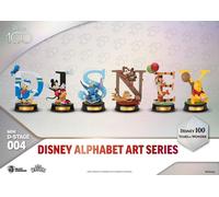 Disney Mini Diorama Stage Statuas 6-pack 100 Years Of Wonder-disney Alphabet Art