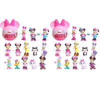 Disney Minifiguras coleccionables de Minnie Mouse Junior Serie 3, estatuillas de 4,5 cm a 6,8 cm de Alto; Juguetes para niños a Partir de 3 años de Just Play (Paquete de 2)