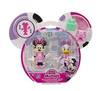 Disney Minnie, 2 Figuras articuladas 7,5 cm con Accesorios, Tema de Fiesta, Juguete para niños a Partir de 3 años, GIOCHI PREZIOSI, MCN173