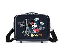 Minnie Minnie Around the World Neceser Adaptable con Bandolera Azul 29x21x15 cms Rígido ABS 9,14L