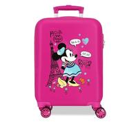 Disney Minnie Around The World Equipaje- Equipaje para niños, Niñas, Fucsia,