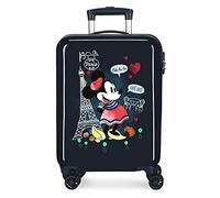 Maleta disney abs 55cm 4w around the world paris navy azul Talla única