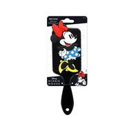 DISNEY MINNIE - Cepillo con pala desenredante 3D Minnie Mouse - Todo tipo de cabello - Desenredado suave - Mango antideslizante - Accesorio tamaño viaje - Niños, Adultos - Producto Oficial Disney