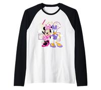 Disney Minnie & Daisy Back to School Best Friends BFFs Camiseta Manga Raglan