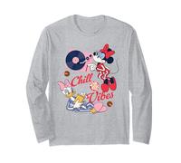 Disney Minnie & Daisy Pajamas and Popcorn PJs "Chill Vibes" Manga Larga