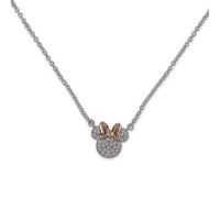 Disney Minnie Girls - Juego de collar y pendientes a juego con cristales brillantes