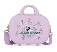 Disney Minnie Happiness Neceser Adaptable con Bandolera Morado 29x21x15 cms Rígido ABS 9,14L 2,52 kgs