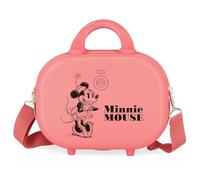 Disney Minnie Happiness Neceser Adaptable con Bandolera Rosa 29x21x15 cms Rígido ABS 9,14L 2,52 kgs
