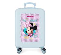Disney Minnie Happy Helpers Maleta de Cabina Azul 37x55x20 cms Rígida ABS Cierre combinación 34L 2,6Kgs 4 Ruedas Dobles Equipaje de Mano