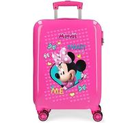 Disney Minnie Happy Helpers Maleta de cabina Rosa 34x55x20 cms Rígida ABS Cierre combinación 34L 2,6Kgs 4 ruedas dobles Equipaje de Mano