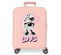 Disney Minnie Heart Maleta de Cabina Nude 40x55x20 cms Rígida ABS Cierre TSA Integrado 38