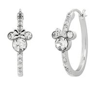 Disney Minnie Hoop Orecchini Silver Peers Hardy