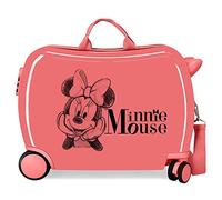 Disney Minnie in Love Maleta Infantil Rosa 50x38x20 cms Rígida ABS Cierre de combinación Lateral 34L 1,8 kgs 4 Ruedas Equipaje Mano