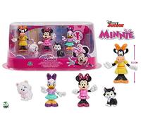 Disney Minnie - Juego de 5 Figuras de 7,5 cm articuladas, 5 Personajes coleccionables, Juguete para niños a Partir de 3 años, Mcn19