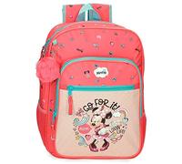 Disney, Minnie Lovin Life Mochila Escolar Multicolor 30x38x12 cms Microfibra 13,68 L