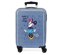 Trolley disney abs suitcase 55cm.4r. minnie make it rain bows azu Talla única