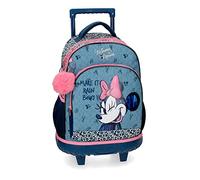 Disney Minnie Make it rain bows Mochila Compact 2 Ruedas Azul 32x43x21 cms Poliéster 28,9L