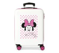 Disney Minnie Maleta De Cabina ABS Rígida Mickey & Minnie Luggage Blanco