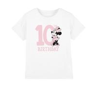 Disney Minnie Mouse 10Th Birthday Shirt Girls T Shirt, 5-6 A
