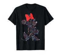 Disney Minnie Mouse 4th of July Fireworks Silhouette USA 250 Camiseta
