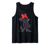 Disney Minnie Mouse 4th of July Fireworks Silhouette USA 250 Camiseta sin Mangas