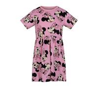 Disney Minnie Mouse AOP - Vestido de día 100 % algodón, vestido casual, Minnie, rosa, Minnie, 2-3 años