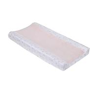 Disney Minnie Mouse Be Happy Pink & White Super Soft Changing Pad Cover, Pink, White