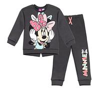 Disney Minnie Mouse Big Girls Fleece Pullover Sweatshirt Pants Set Gray 14-16
