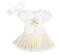 Disney Minnie Mouse - Body de fiesta para bebé con falda tutú y lazo, talla 6-9 meses