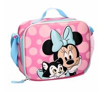 Disney Minnie Mouse Bolsa Térmica Infantil 3D EVA | Bolsa Porta Alimentos Isotérmica Reutilizable | Bolsa de Almuerzo Escolar Portátil | Bolsa Ligera para Colegio, Viajes y Picnic