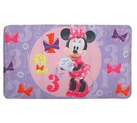 Disney Minnie Mouse Bowtique - Alfombrilla de baño Decorativa, Color Rosa