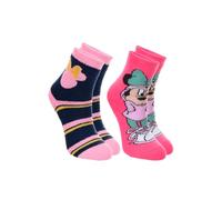 Disney Minnie Mouse - Calcetines antideslizantes para niños y niñas, 2 pares, Minni Mouse Set 1, 31/34 EU
