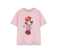Disney Minnie Mouse - Camiseta de manga corta para niñas | Camiseta gráfica para niños | Ropa clásica de personajes | Camiseta de cuello redondo | Ropa y mercancía de moda para niños, rosa, 2-3 años