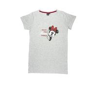 Disney Minnie Mouse Camisón para Mujer - Enjoy The Minnie Things Pijama Manga Corta Parte Superior Gris, gris, L