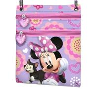Disney Minnie Mouse Cat-Bolso Action Vertical, Lila, 15 x 17 cm