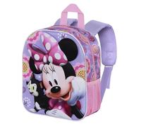 Disney Minnie Mouse Cat-Mochila 3D Elite, Lila, 25 x 30 cm, Capacidad 7 L