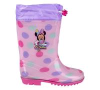 Botas de Agua Infantiles Minnie Mouse Rosa, Talla Calzado 31