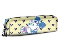 Disney Minnie Mouse Cheese-Estuche Portatodo Cuadrado FAN 2.0, Azul, 21 x 8 cm