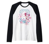 Disney Minnie Mouse Cherry Blossom Festival Spring Sakura Camiseta Manga Raglan