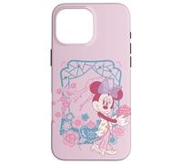 Disney Minnie Mouse Cherry Blossom Festival Spring Sakura Carcasa para iPhone 16 Pro Max