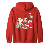 Disney Minnie Mouse Christmas Dear Santa... Retro Holiday Sudadera con Capucha