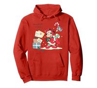 Disney Minnie Mouse Christmas Dear Santa... Retro Holiday Sudadera con Capucha