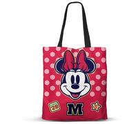 Disney minnie mouse class-bolsa de la compra shopping fan, rosa, 33 x