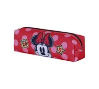 Disney Minnie Mouse Class-Estuche Portatodo Cuadrado Fan 2.2, Rosa, 22 x 9 cm